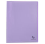 Protège-documents En Polypropylène Semi Rigide Chromaline Pastel 80 Vues - A4 - Mauve - X 10 - Exacompta