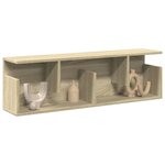 vidaXL Armoire murale 100x20x30 cm chêne sonoma bois d'ingénierie