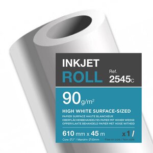 Rouleau papier (dim: 70 x 70 x 12mm) - 60g - 36 mètres