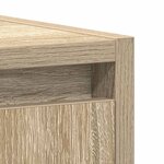 vidaXL Armoire de salle de bain Chêne sonoma Bois d'ingénierie