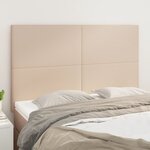 vidaXL Têtes de lit 4 Pièces Cappuccino 72x5x78/88 cm Similicuir