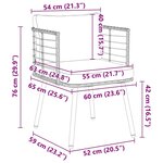 vidaXL Chaises de jardin lot de 2 avec coussins noir résine tressée