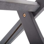 vidaXL Chaises pliables d'extérieur lot de 4 Bois d'acacia solide