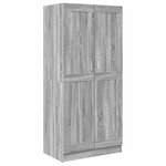 vidaXL Garde-robe Sonoma gris 82 5x51 5x180 cm Bois d'ingénierie