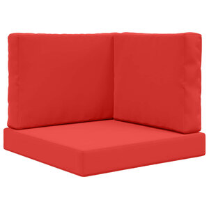 vidaXL Coussin de canapé d'extérieur Polyester Rouge 60 x 60 cm