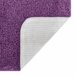 vidaXL Tapis de bain antidérapant Violet 70 x 120 cm PP