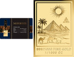 Pièce de monnaie en Or g 0.031 (1/1000 oz) Millésime Gold Gift NEFERTITI 1/1000