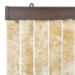 vidaXL Moustiquaire Beige 56x200 cm Chenille