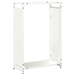 vidaXL Portant de bois chauffage blanc 60x28x90 cm