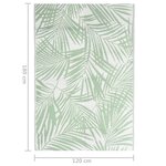 vidaXL Tapis d'extérieur Vert 120x180 cm PP