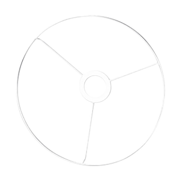 Armature abat-jour cercle avec croix Ø 20 cm