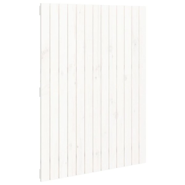 vidaXL Tête de lit murale Blanc 82 5x3x110 cm Bois massif de pin