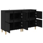 vidaXL Buffets 2 Pièces Chêne noir 60 x 35 x 70 cm Bois d'ingénierie