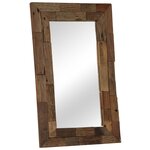 vidaXL Miroir Bois de récupération massif 50 x 80 cm