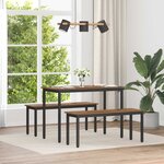 vidaXL banc Bois ancien 110 x 35 x 45 cm Bois d'ingénierie