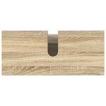 vidaXL Unité de vanité de salle de bain Chêne Sonoma 80 x 35 x 60 cm