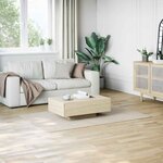 vidaXL Tapis shaggy crème blanc 120x183 cm polyester