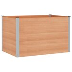 vidaXL Jardinière surélevée Marron 150 x 100 x 91 cm