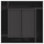 vidaXL Braise Noir 80 x 80 x 40 cm Acier
