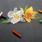 Bloc Pastelmat n°6 30x40 12F Anthracite 360g CLAIREFONTAINE