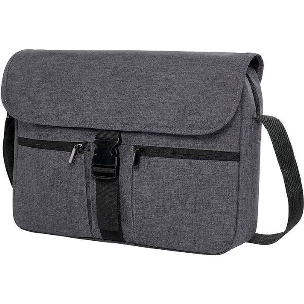 Sacoche bandoulière ordinateur - 1814010 - gris anthracite