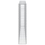 vidaXL Paniers à gabions arqués 3 Pièces 400x30x160/180 cm Fer galvanisé