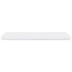 vidaXL Matelas en mousse blanc 80x210 cm 7 zones dureté 20 ILD
