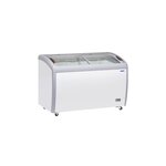 Congélateur vitré professionnel porte coulissante - 370 l - cool head - r290a - acier370vitrée/coulissante 1240x694x850mm