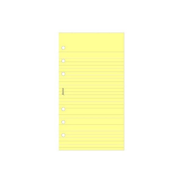 Recharge format Personal lignée Jaune FILOFAX