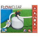 Bestway Pompe de filtre à sable Flowclear 11355 L/h