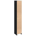 Meuble de salle de bain vidaXL Chêne Noir 30x30x183 5 cm Bois d'ingénierie