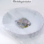 Lot de 20 rouleaux de film bulle d'air 35µ gain de place 75cm x 100 mètres