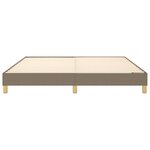 vidaXL Cadre de lit Taupe 160x200 cm Tissu