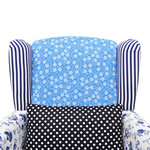 vidaXL Fauteuil avec design de patchwork Tissu