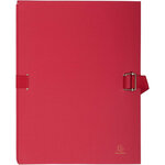 Chemise à dos extensible 24 x32 Carton Toilé Rouge EXACOMPTA