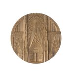 Médaille bronze cathédrale de strasbourg