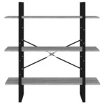 vidaXL Bibliothèque Sonoma gris 100x30x105 cm Bois d'ingénierie