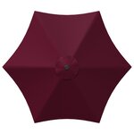 vidaXL Parasol de jardin avec lampes LED 300 x 300 cm Polyester