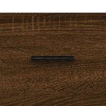 vidaXL Buffet haut Chêne marron 69 5x34x180 cm Bois d'ingénierie