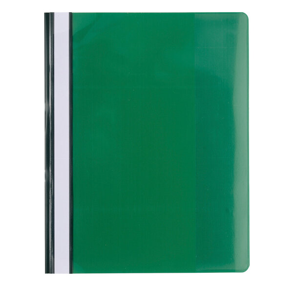 Chemise à lamelle Premium PVC A4+ verte EXACOMPTA