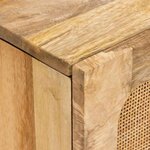 vidaXL Buffet avec tiroir Marron 40 x 33 x 75 cm Bois de mangue massif