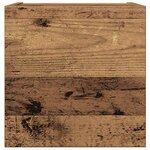 vidaXL Ensemble de meuble TV mural 4 Pièces vieux bois bois d'ingénierie