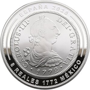Pièce de monnaie en Argent 10 Euro g 27 Millésime 2025 Mint Museum Jewels CARLOS III MÉXICO