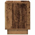 Table de chevet vidaXL 2 Pièces Bois ancien 45x34x45 cm Bois reconstitué