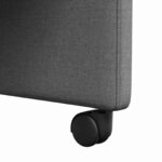 vidaXL Chaises de salle à manger 2 Pièces Gris foncé 57 x 67 x 95 cm