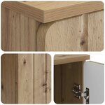 vidaXL Bureau Chêne artisanal 142 5 x 50 x 75 cm Bois d'ingénierie