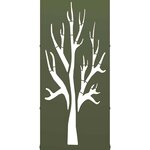 vidaXL Portant de bois chauffage vert olive 40x30x80 cm