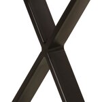 vidaXL Banc avec bord vivant 105 cm bois de manguier massif