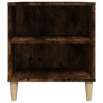 vidaXL Meuble TV Chêne fumé 102x44 5x50 cm Bois d'ingénierie
