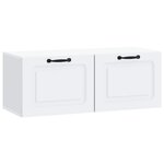 vidaXL Meuble TV mural Blanc 78 5 x 31 x 30 cm Bois d'ingénierie